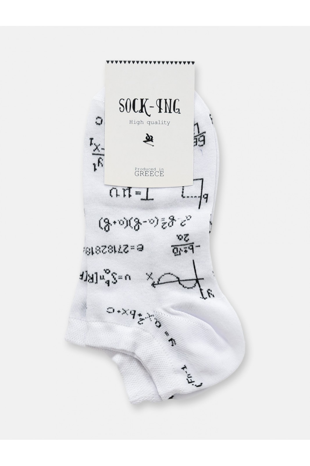 UNISEX No Show Socks Douros Equations 