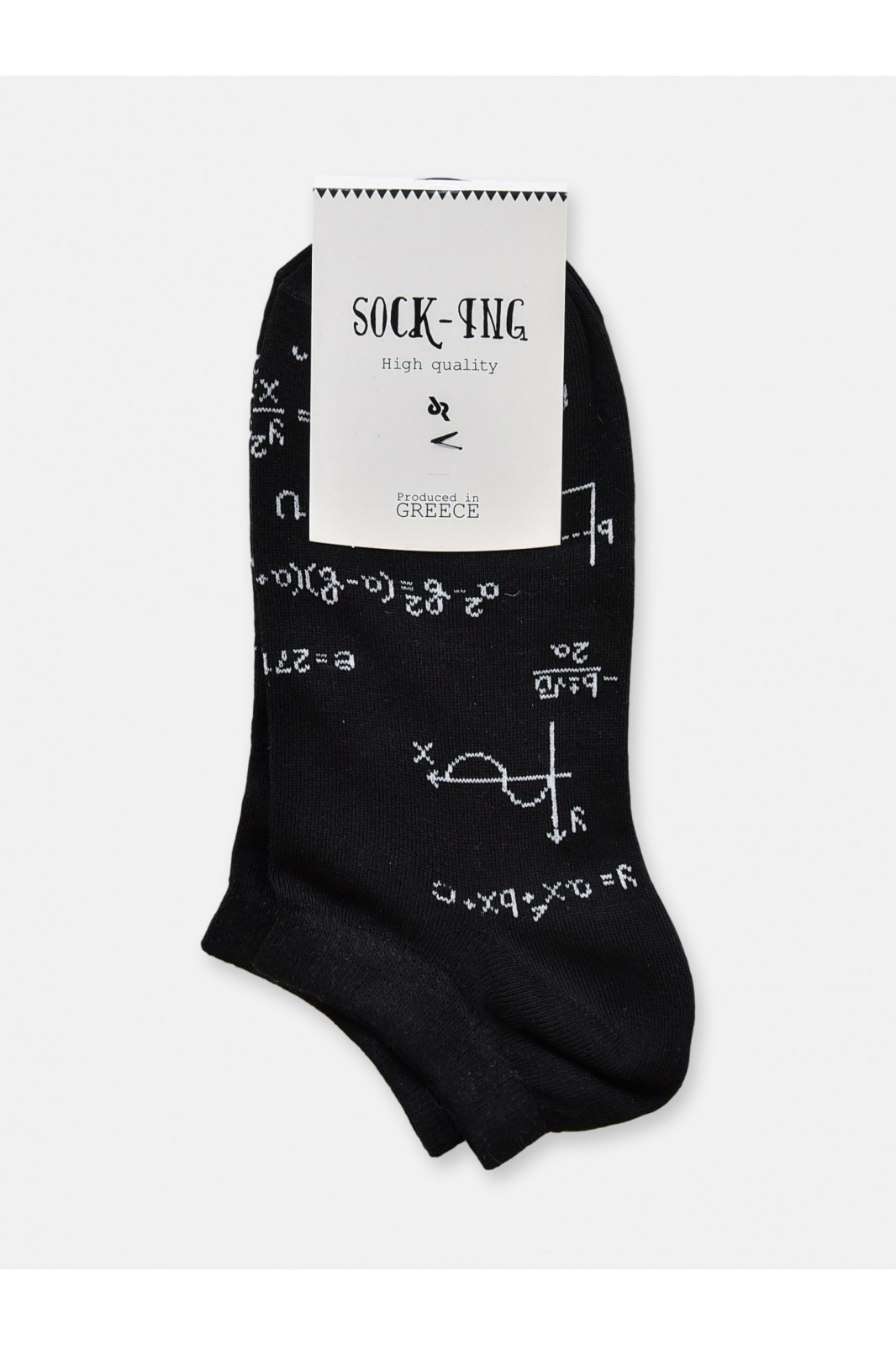 UNISEX No Show Socks Douros Equations 