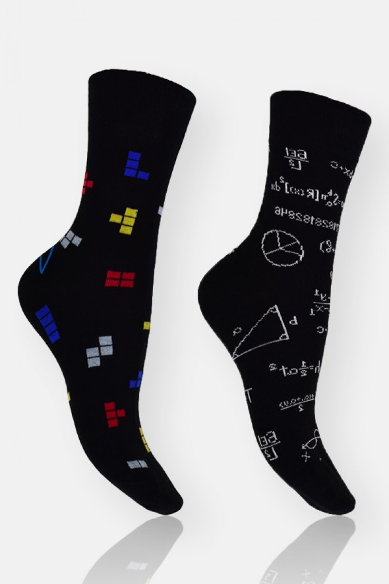 DOUROS Design Womens Socks TETRIS (2 Pack)