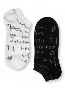 UNISEX No Show Socks Douros Equations 