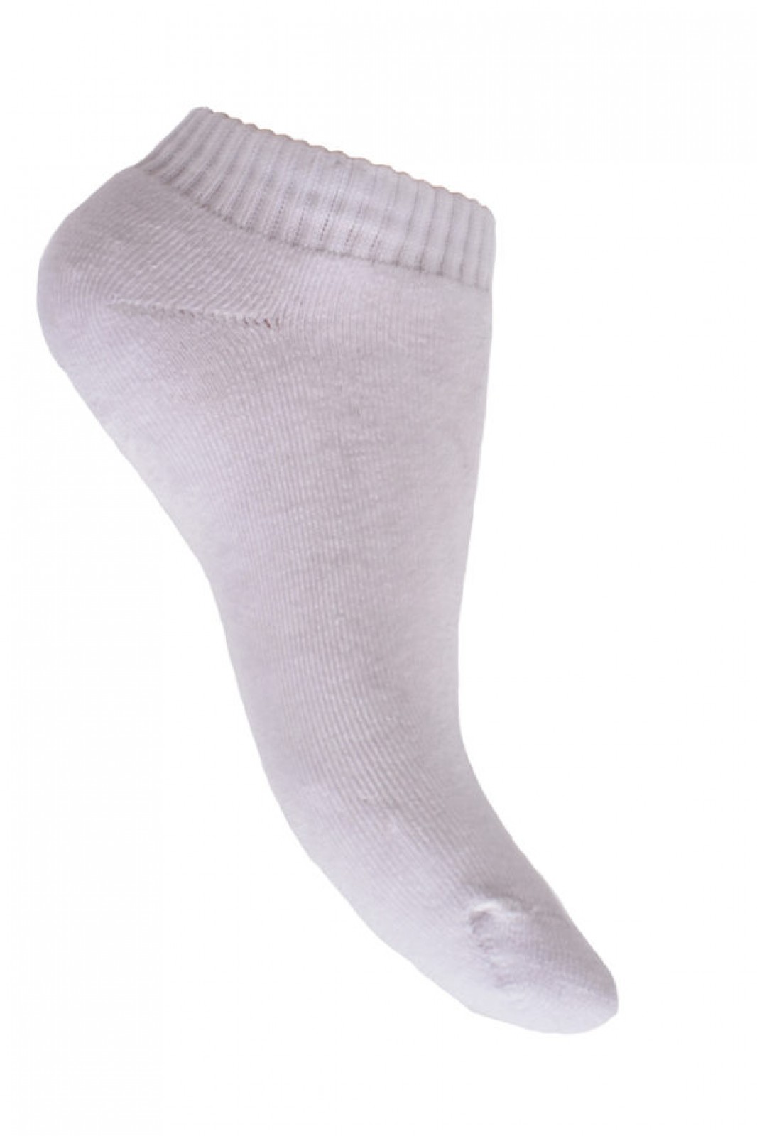 Unisex sports ankle socks in black and white