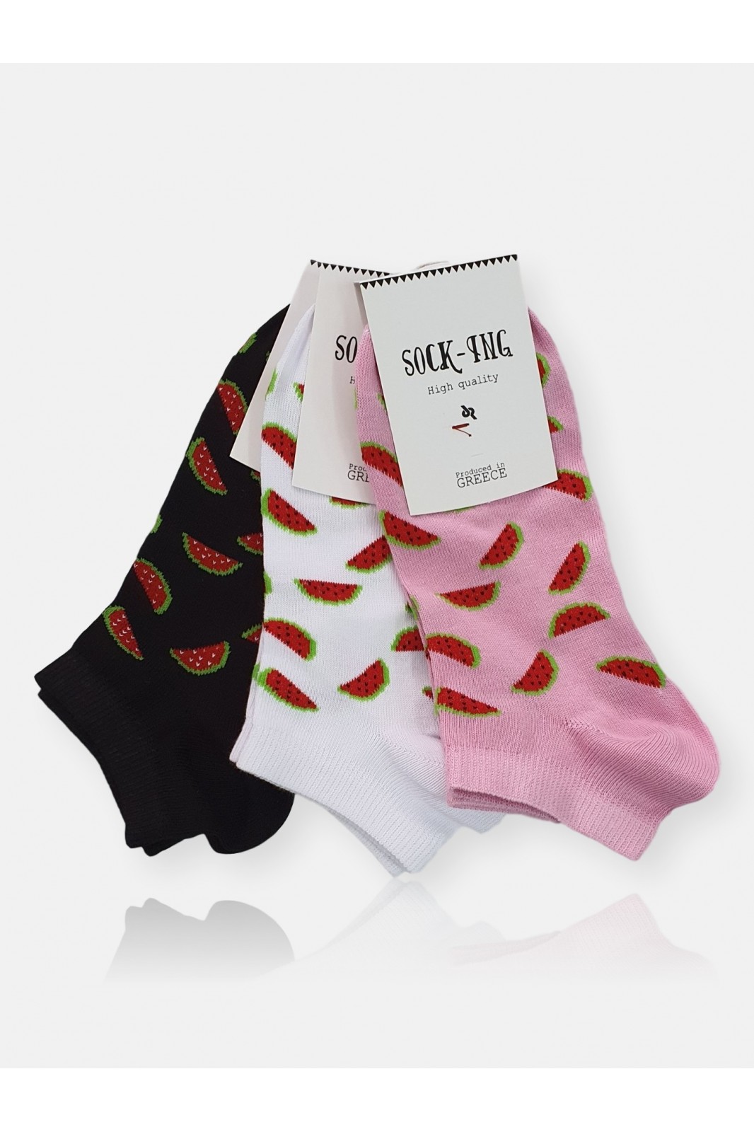 Womens low - cut socks SOCK-ING Watermelon