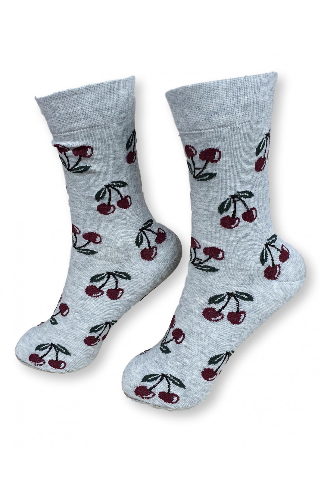 Womens Socks with Cherry patterns ONESIZE 36-41