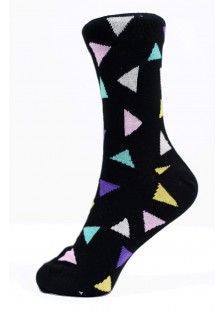 Trendy Cotton Socks TRIANGLES - UNISEX 