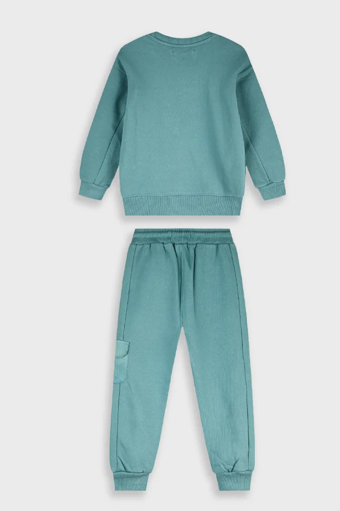 ENERGIERS boys' winter tracksuit set with hooded sweatshirt and long sweatpants