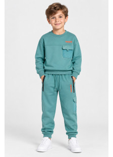 ENERGIERS boys' winter tracksuit set with hooded sweatshirt and long sweatpants