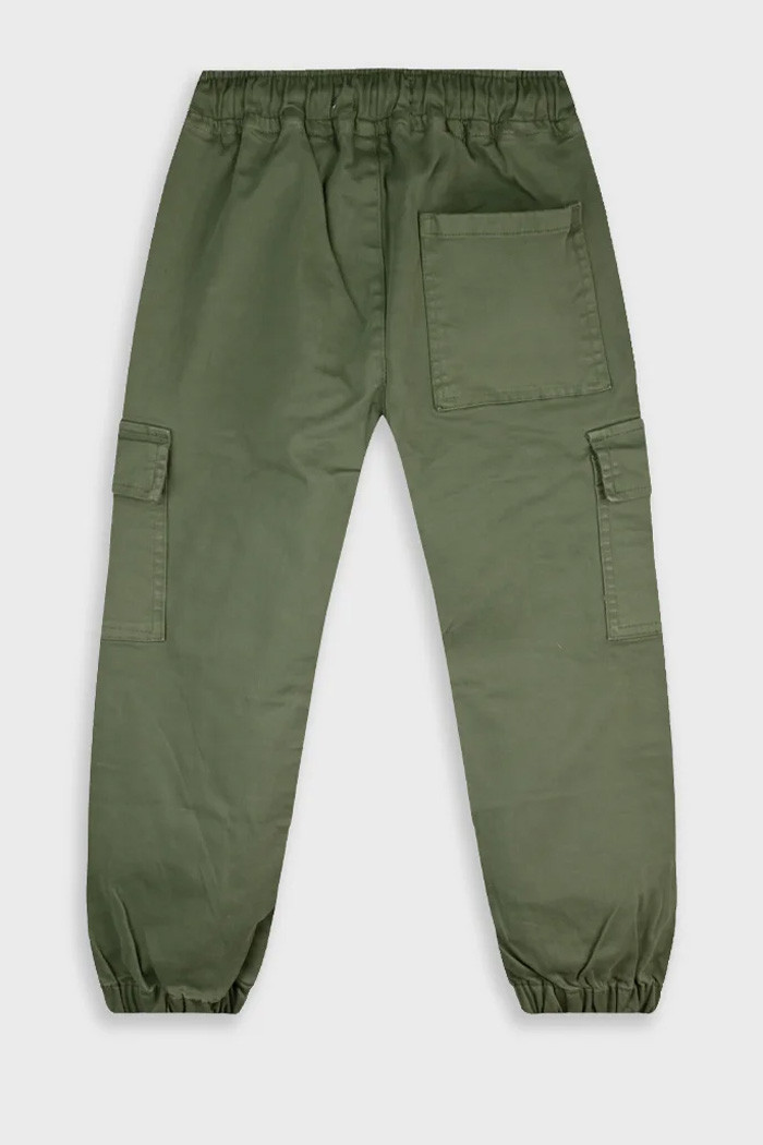 ENERGIERS boys' jogger cargo trousers with side cargo pockets and elasticated ankle cuffs
