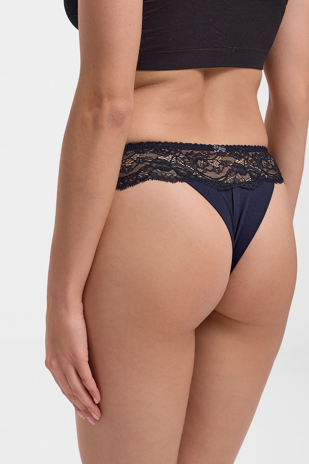 Norddiva Brazilian panty with lace VERA