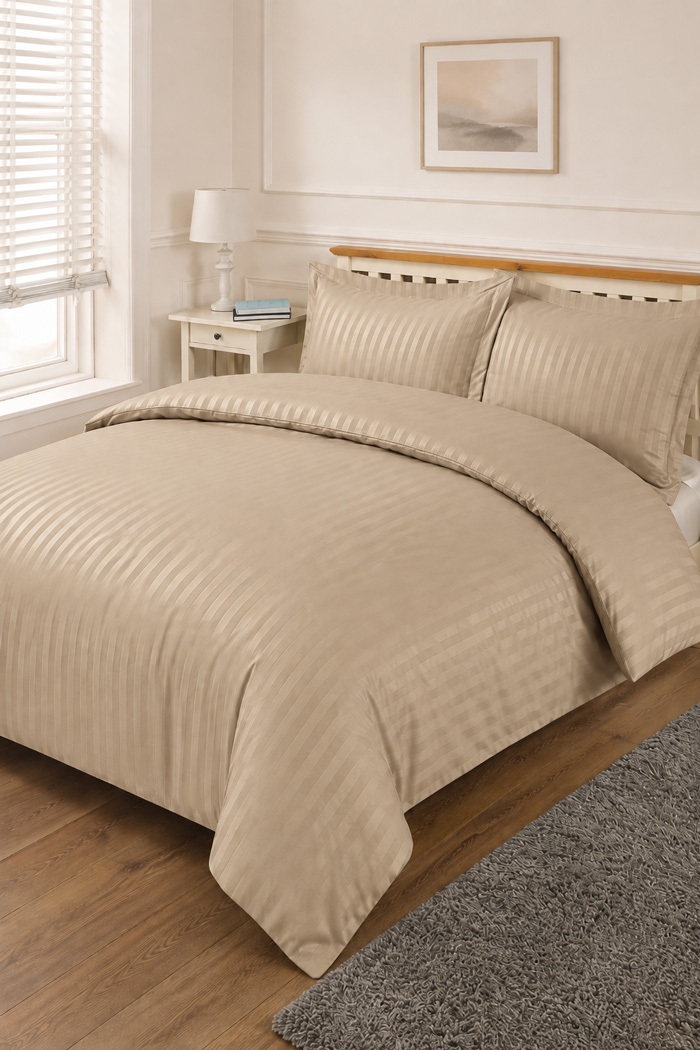 Glamour double flat sheet set with two Oxford pillowcases