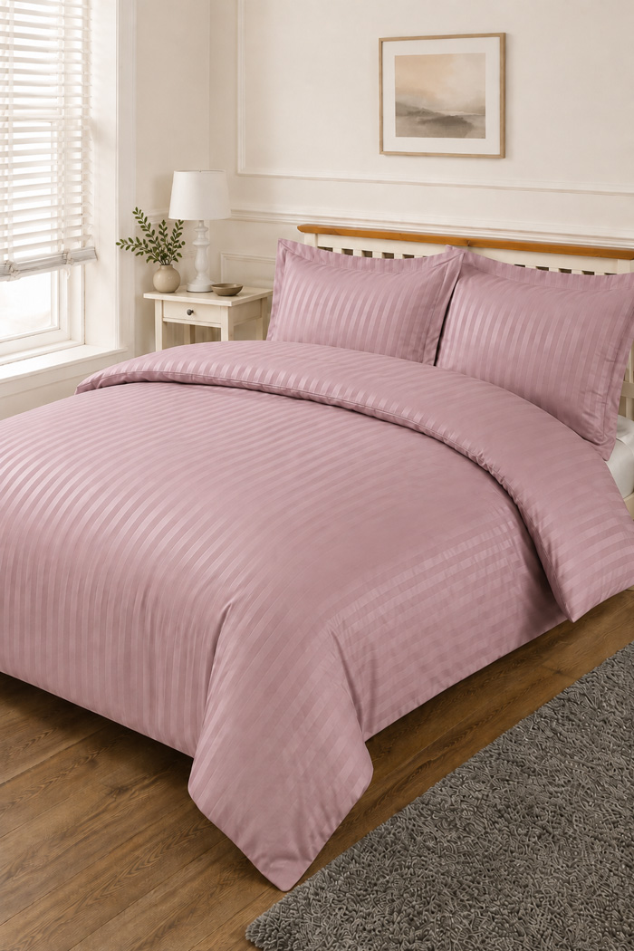 Glamour Double Flat Sheet Set with 2 Oxford Pillowcases