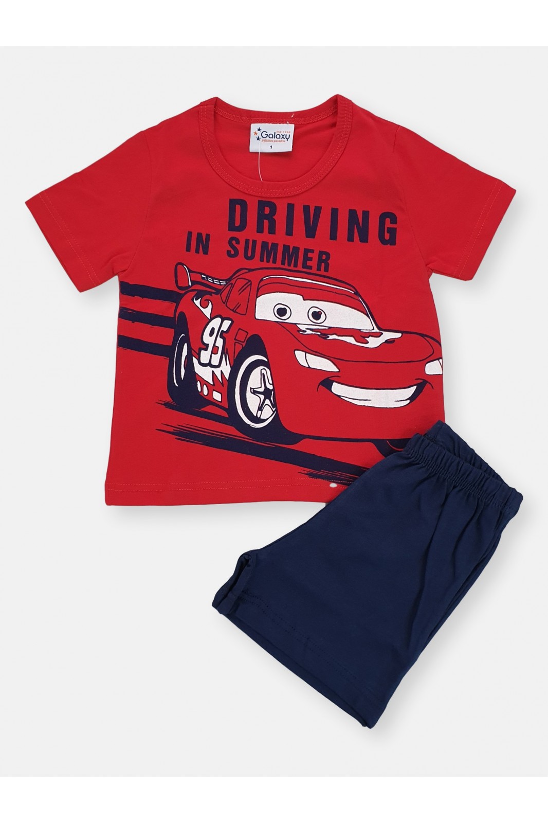 Kids pajamas Galaxy Cars Red 2021