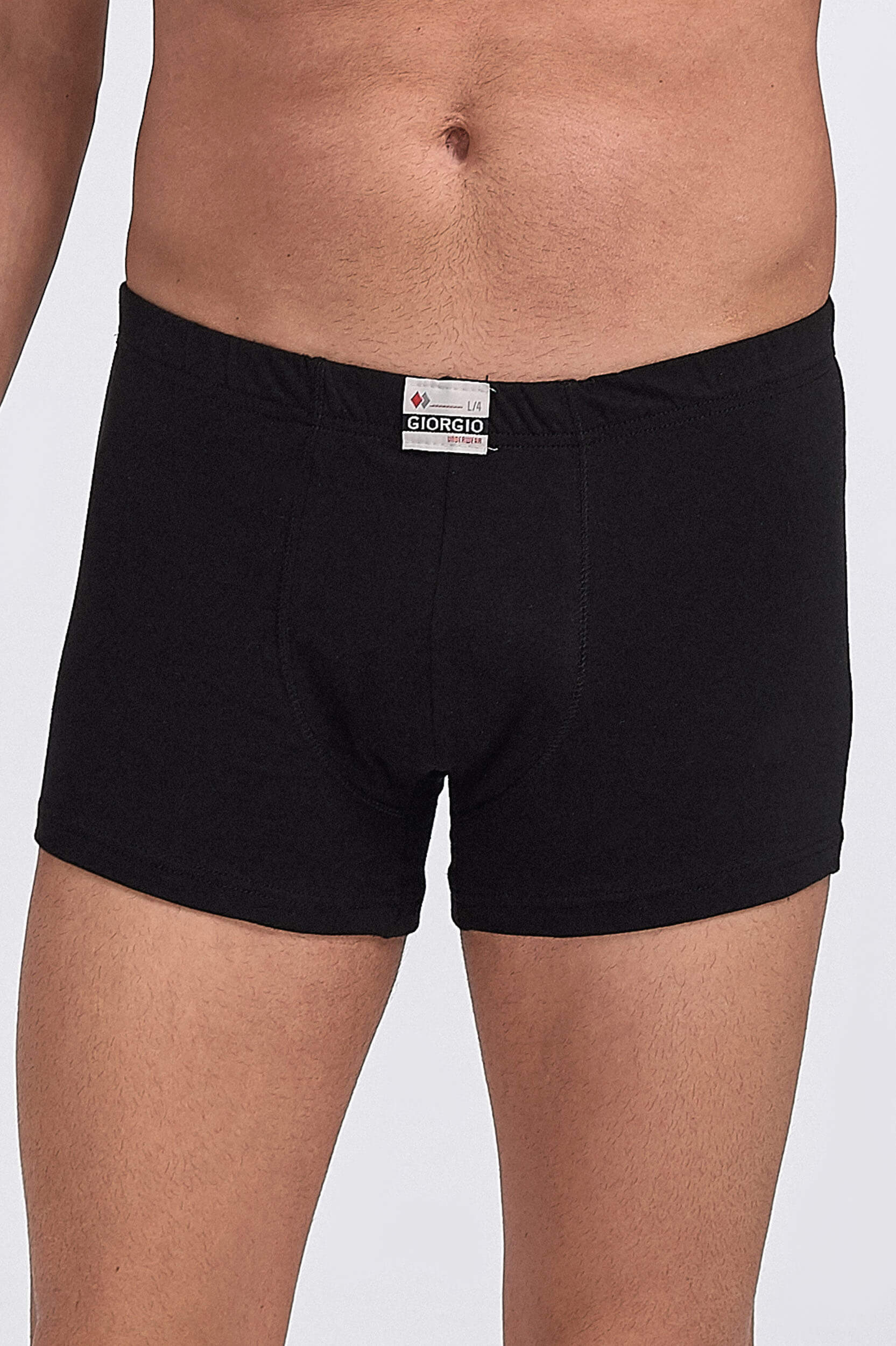 Mens underwear boxer GIORGIO black MoutakisWorld