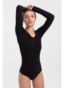 HELIOS Open neck bodysuit - Micromodal