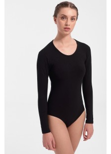 HELIOS Open neck bodysuit - Micromodal