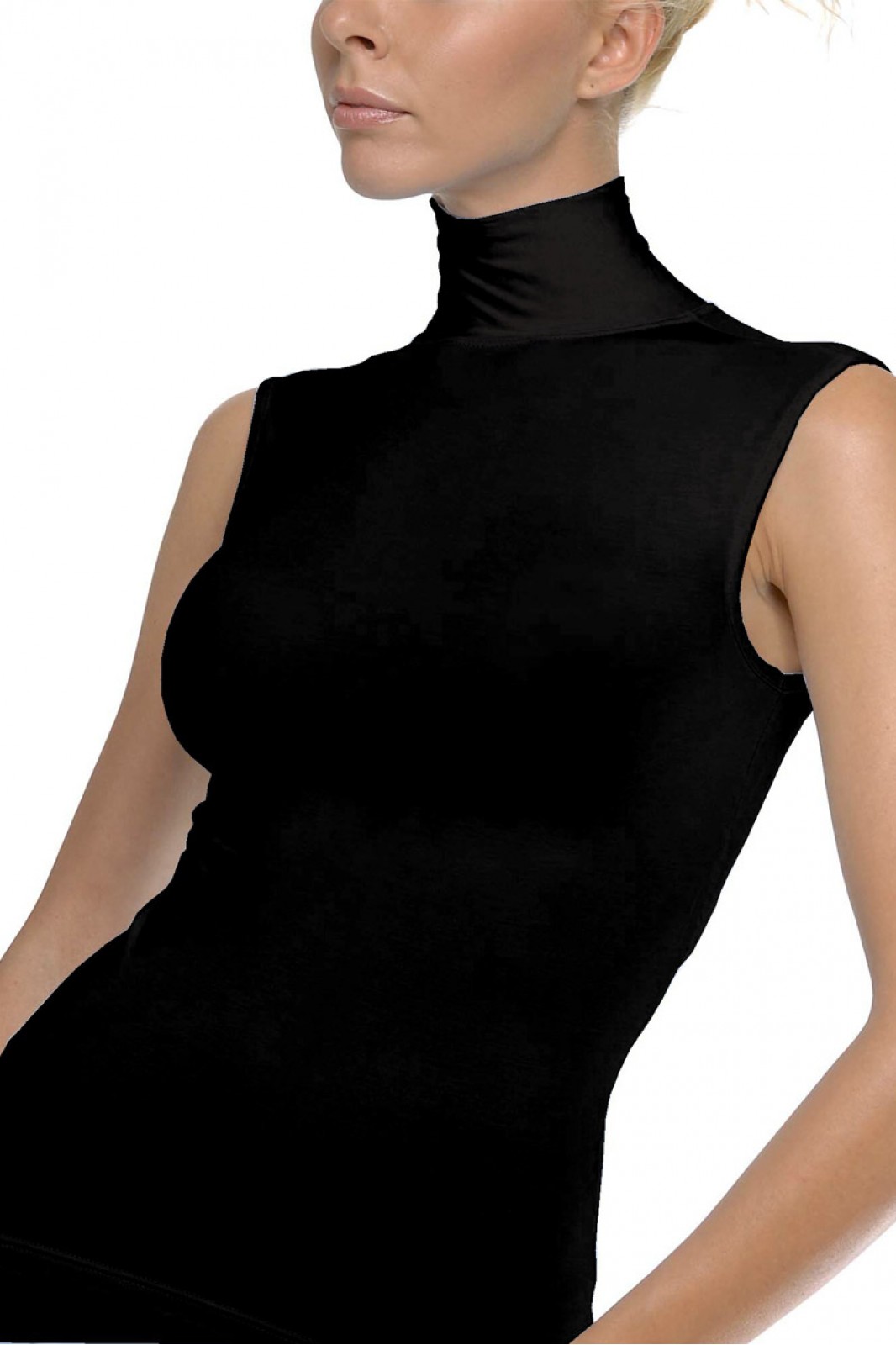 HELIOS Sleeveless turtleneck undershirt - MICROMODAL 