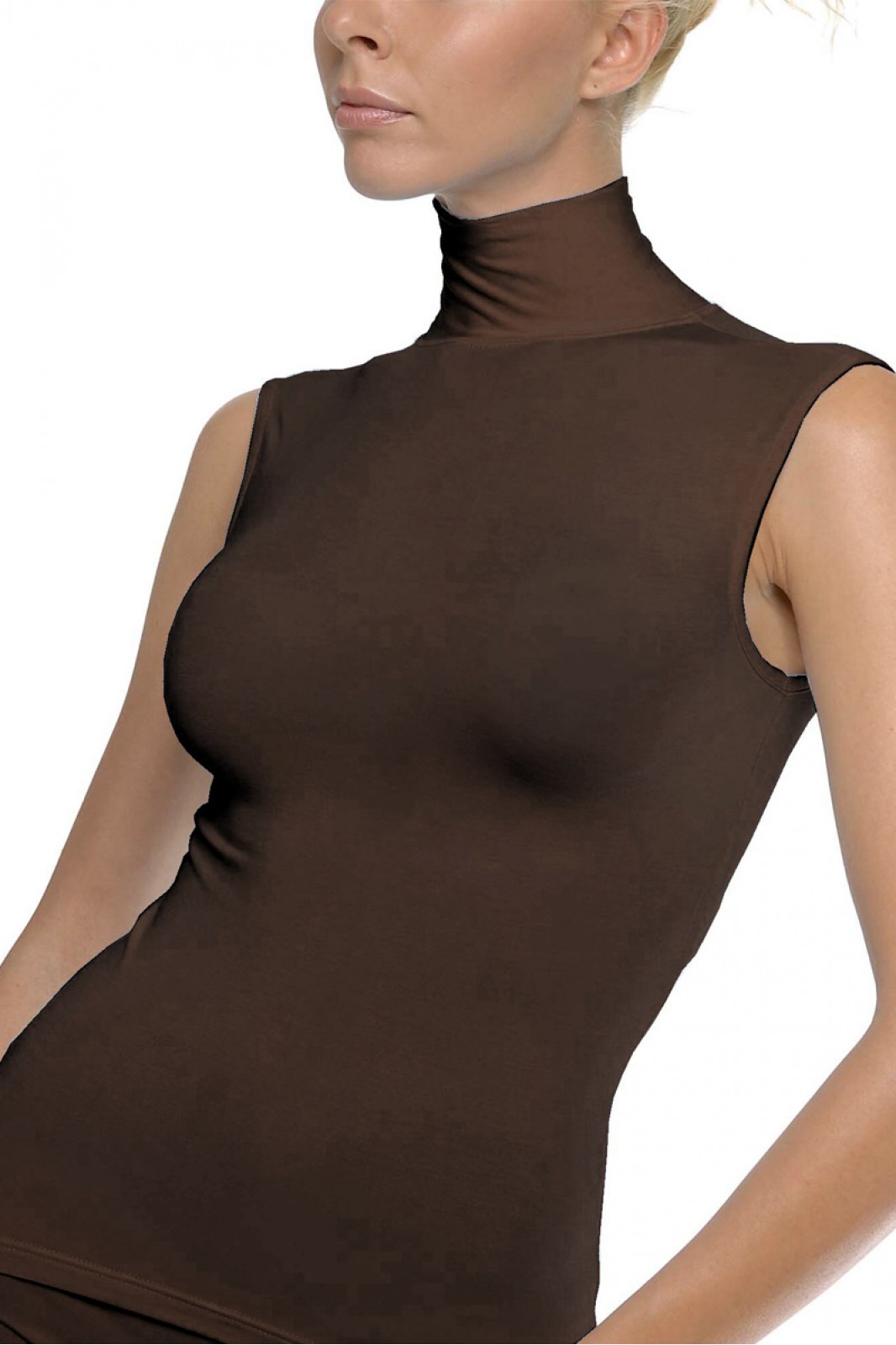 HELIOS Sleeveless turtleneck undershirt - MICROMODAL 