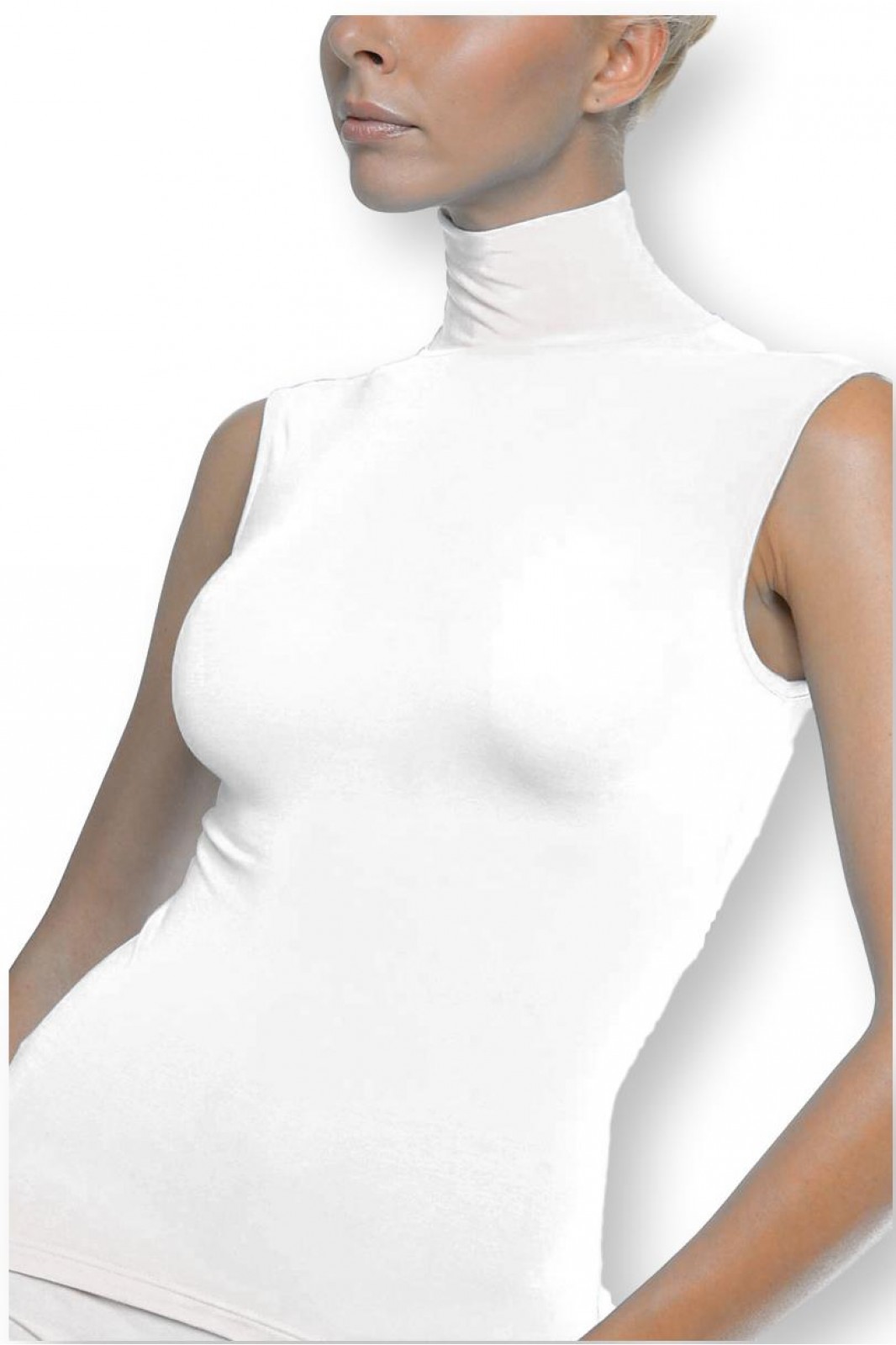 HELIOS Sleeveless turtleneck undershirt - MICROMODAL 