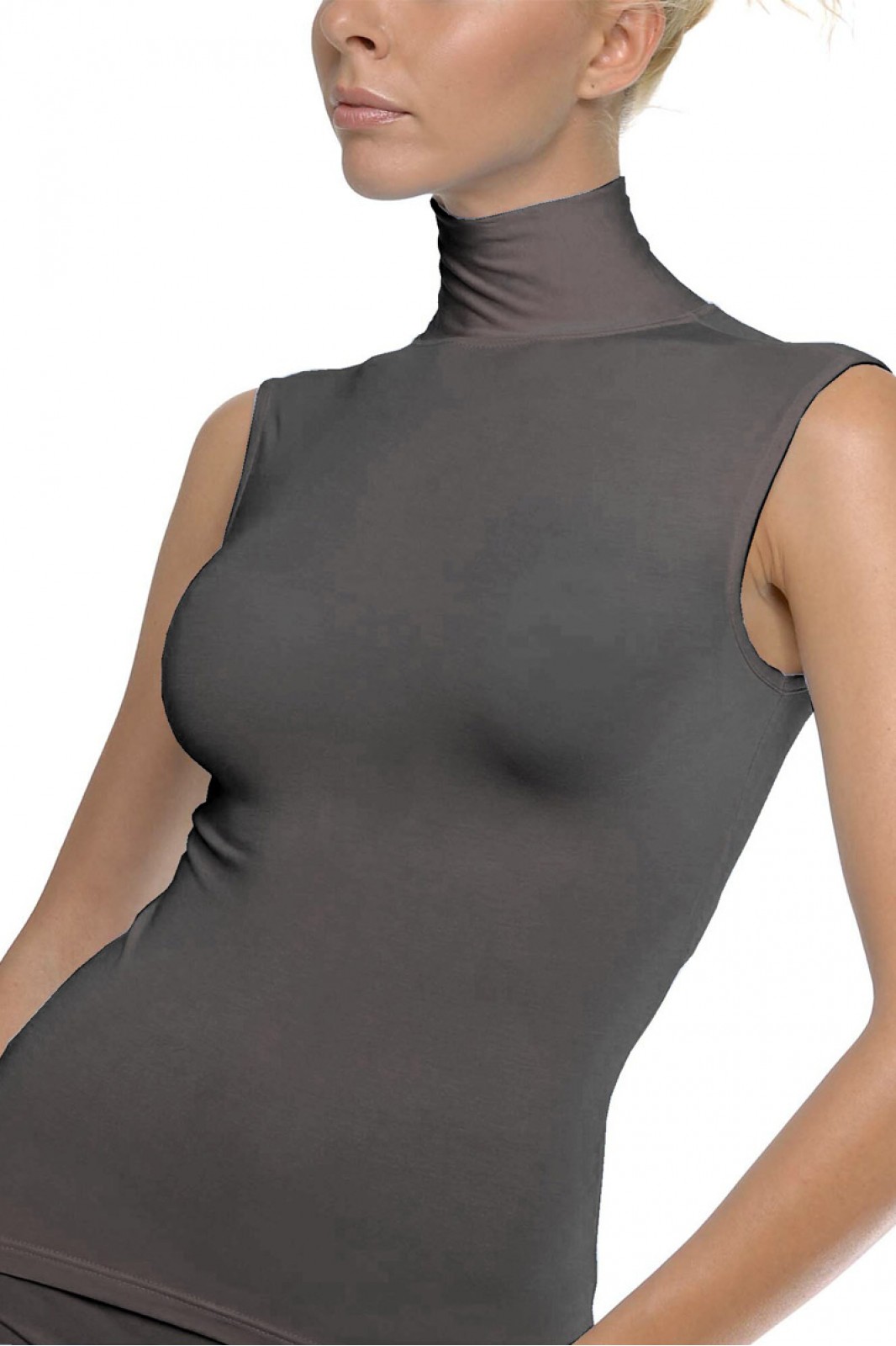 HELIOS Sleeveless turtleneck undershirt - MICROMODAL 