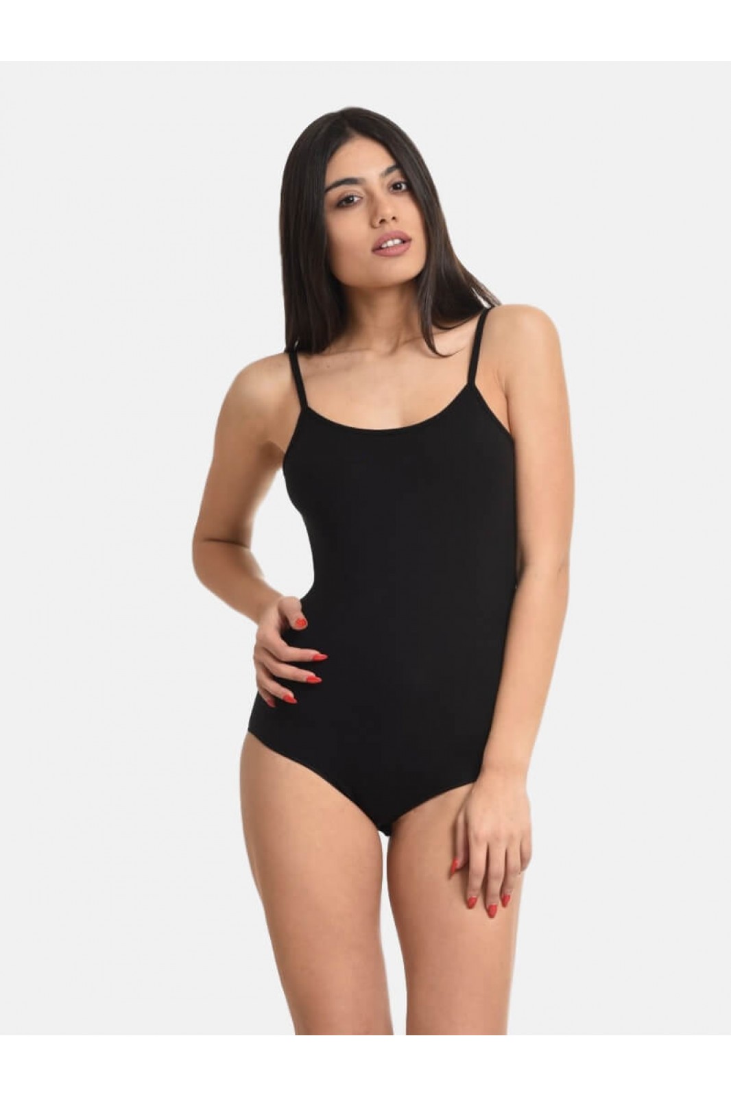 HELIOS bodysuit with thin straps - Micromodal