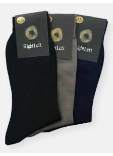 Mens Cotton Socks Mercerized Right Left