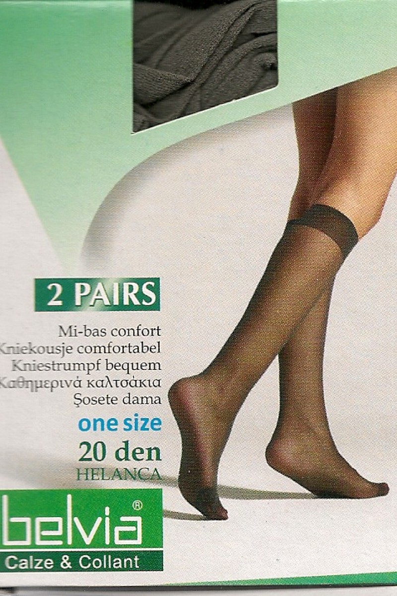 Trouakar socks BELVIA 20 DEN (2 Pairs)