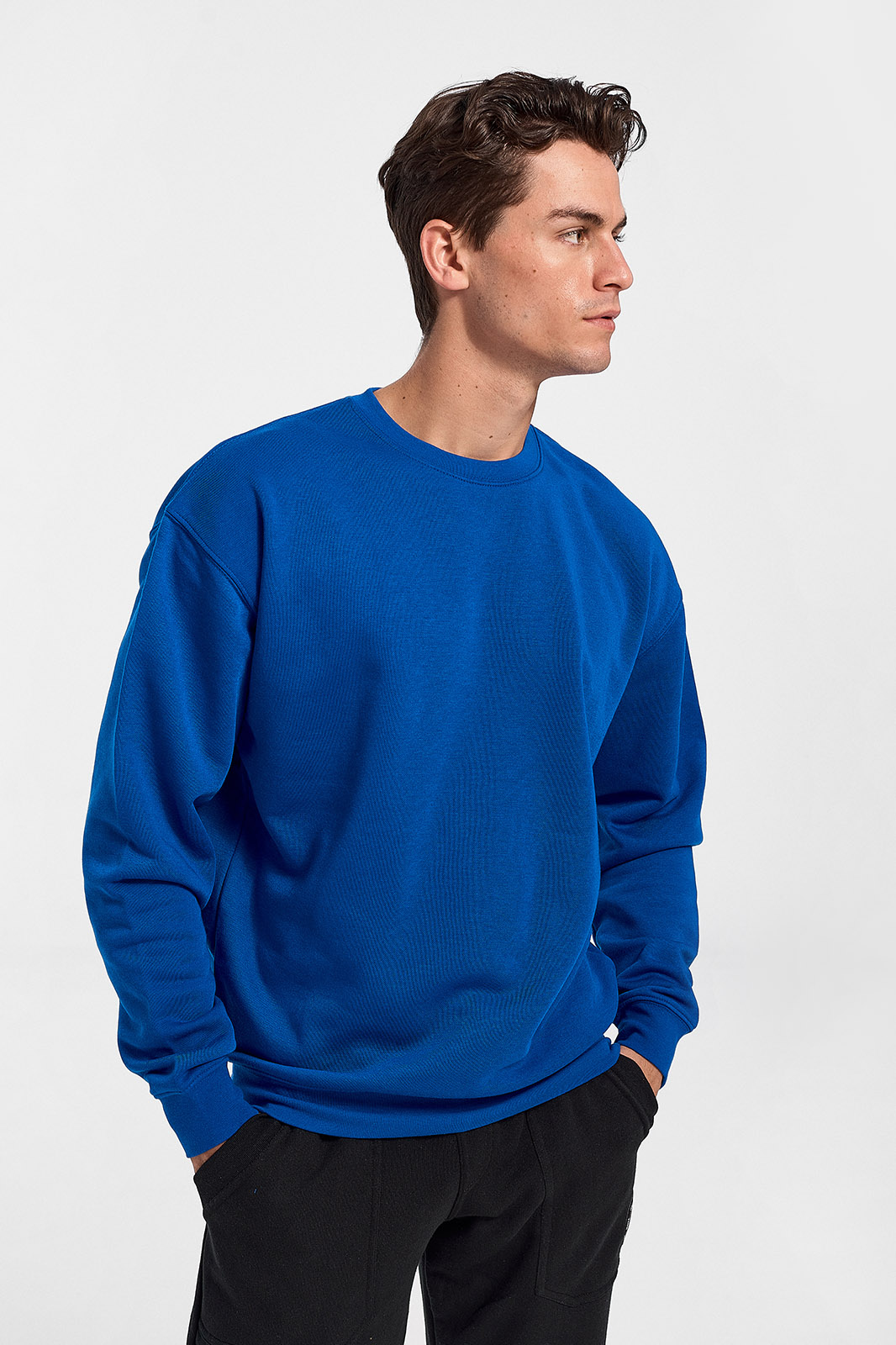 Einfarbiges Herren-Sweatshirt JHK in 8 Farben