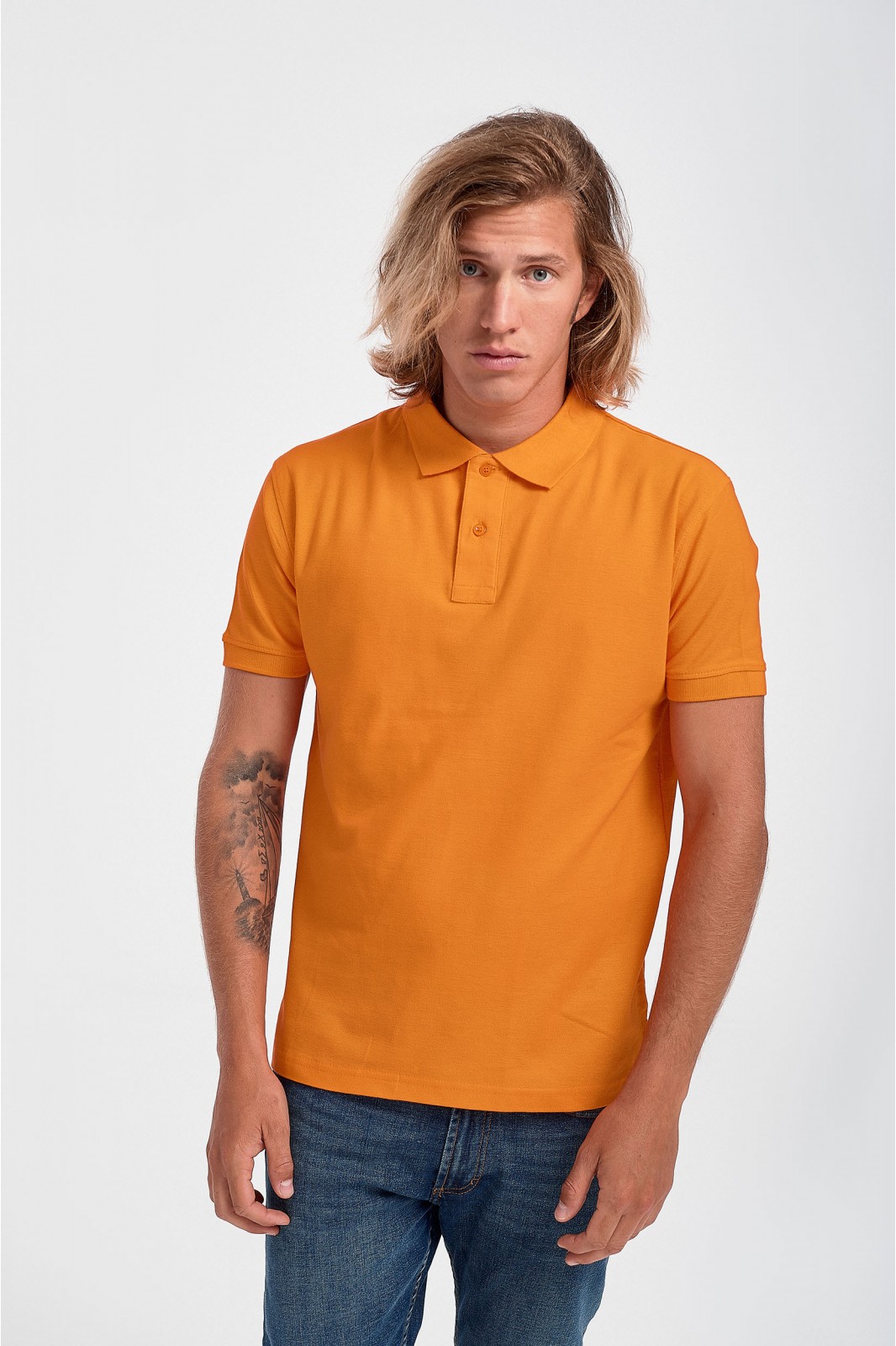 Mens Polo Plain JHK in 9 Colours