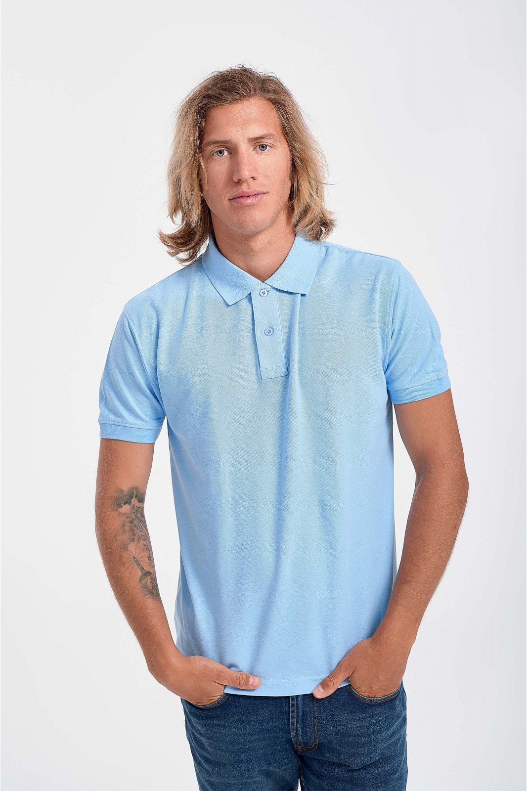 Herren Polo Plain JHK in 9 Farben