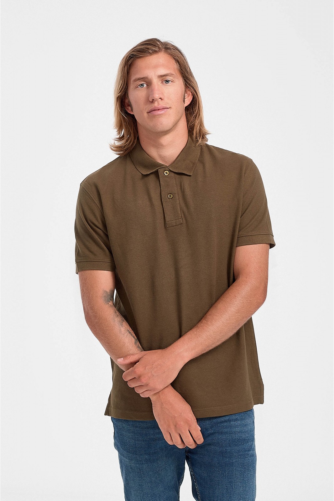 Mens Polo Plain JHK in 9 Colours