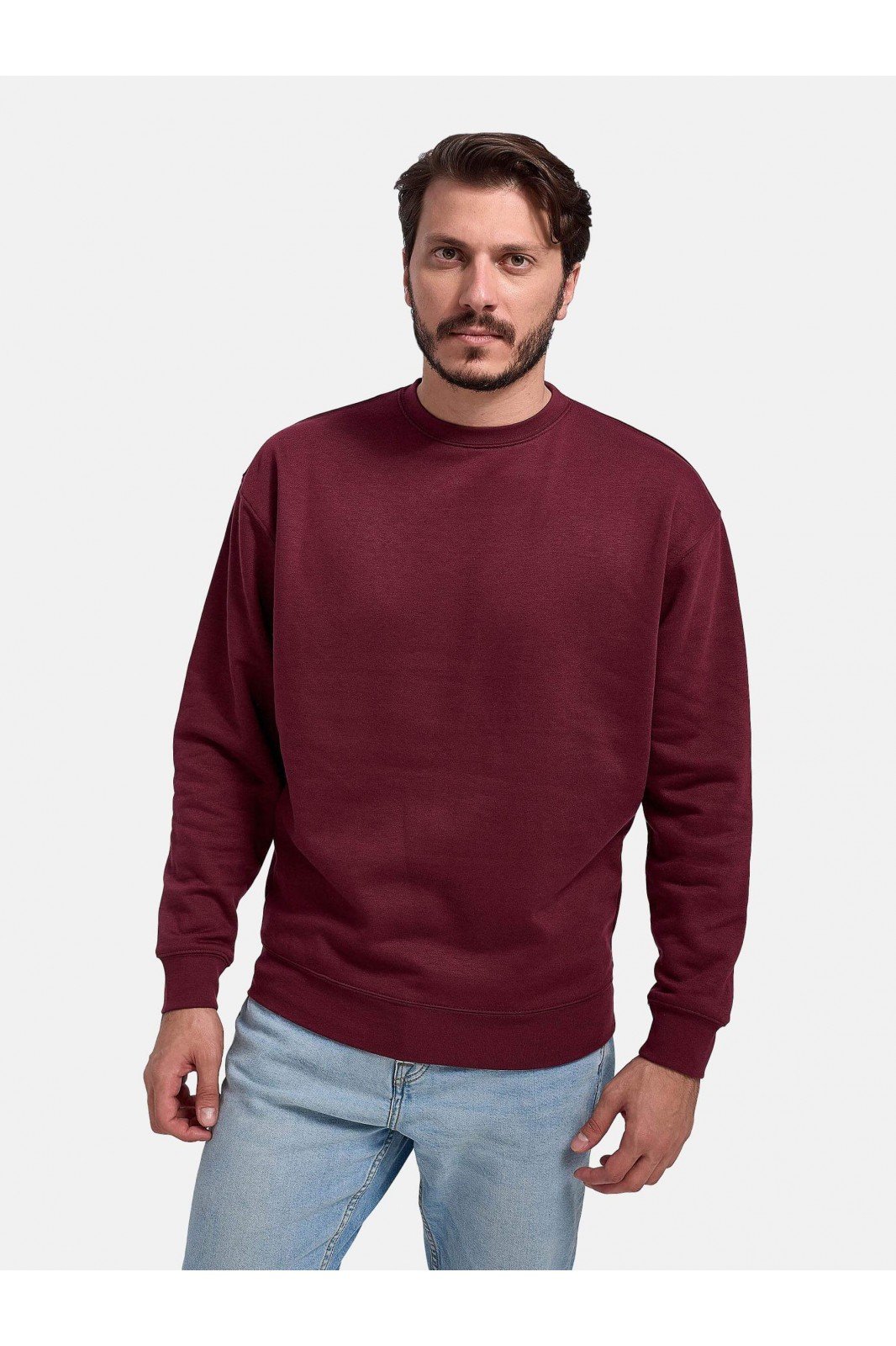 Einfarbiges Herren-Sweatshirt JHK in 8 Farben