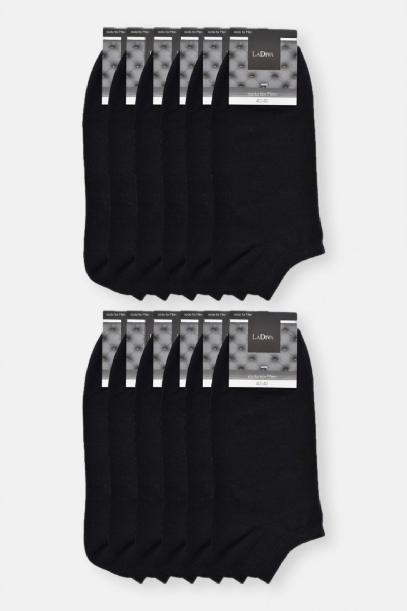 Cotton short socks 12 PACK