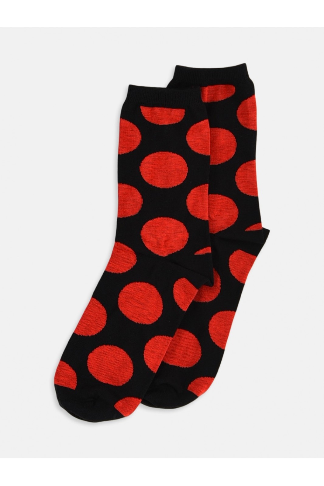 Womens socks LA DIVA Polka dot Roux and Red