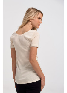 STAR short-sleeved wool and cotton vest with bow offer STAR44