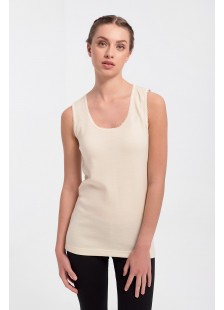 Womens LILIS wool undershirt without sleeve