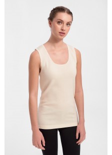 Womens LILIS wool undershirt without sleeve