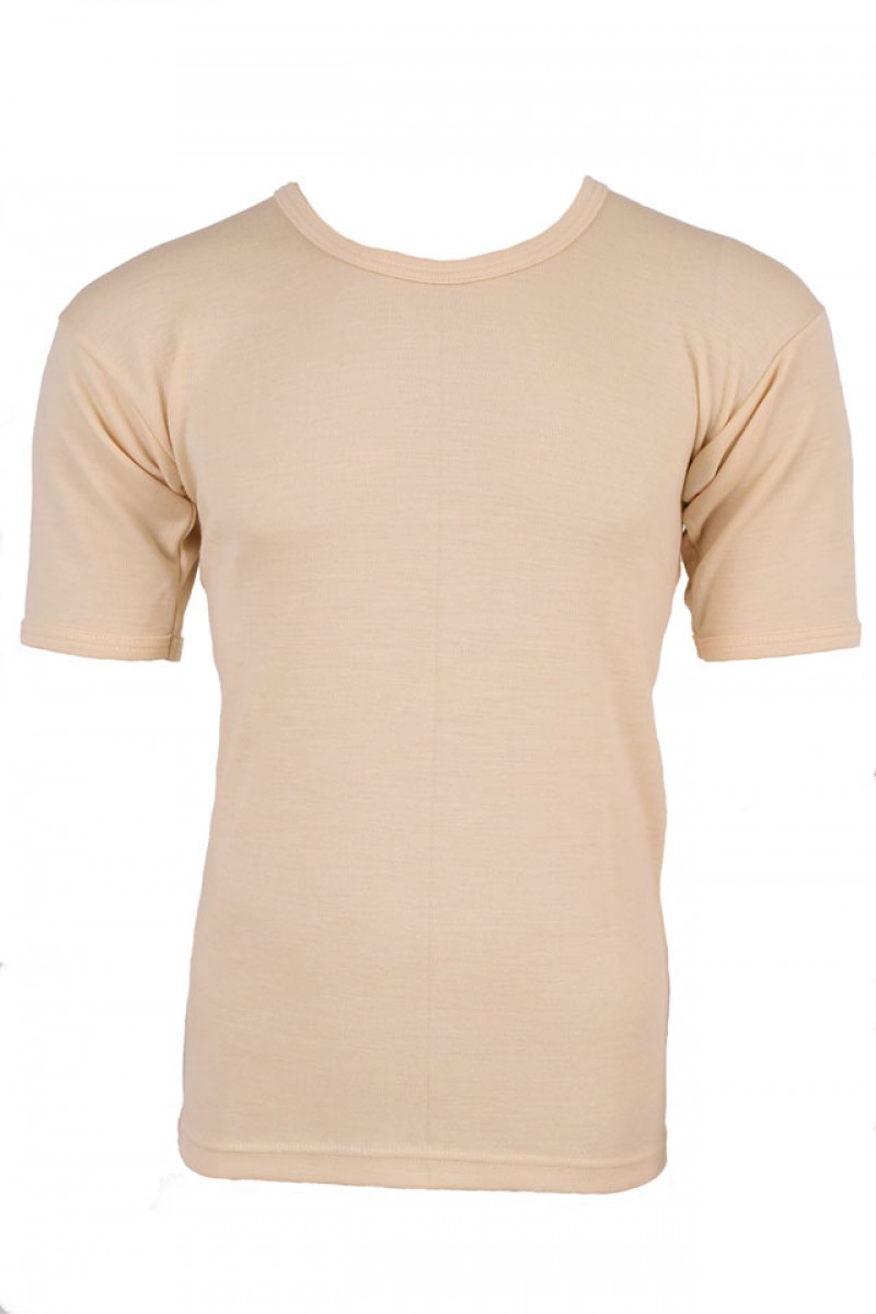 Woolen Lilis Undershirt short sleeve - Beige