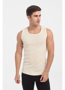 Woolen Lilis Undershirt Wide Strap - Beige