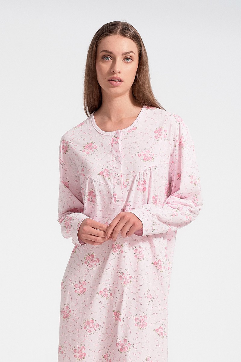 Classic winter nightwear LION Flowers in 4 Shades