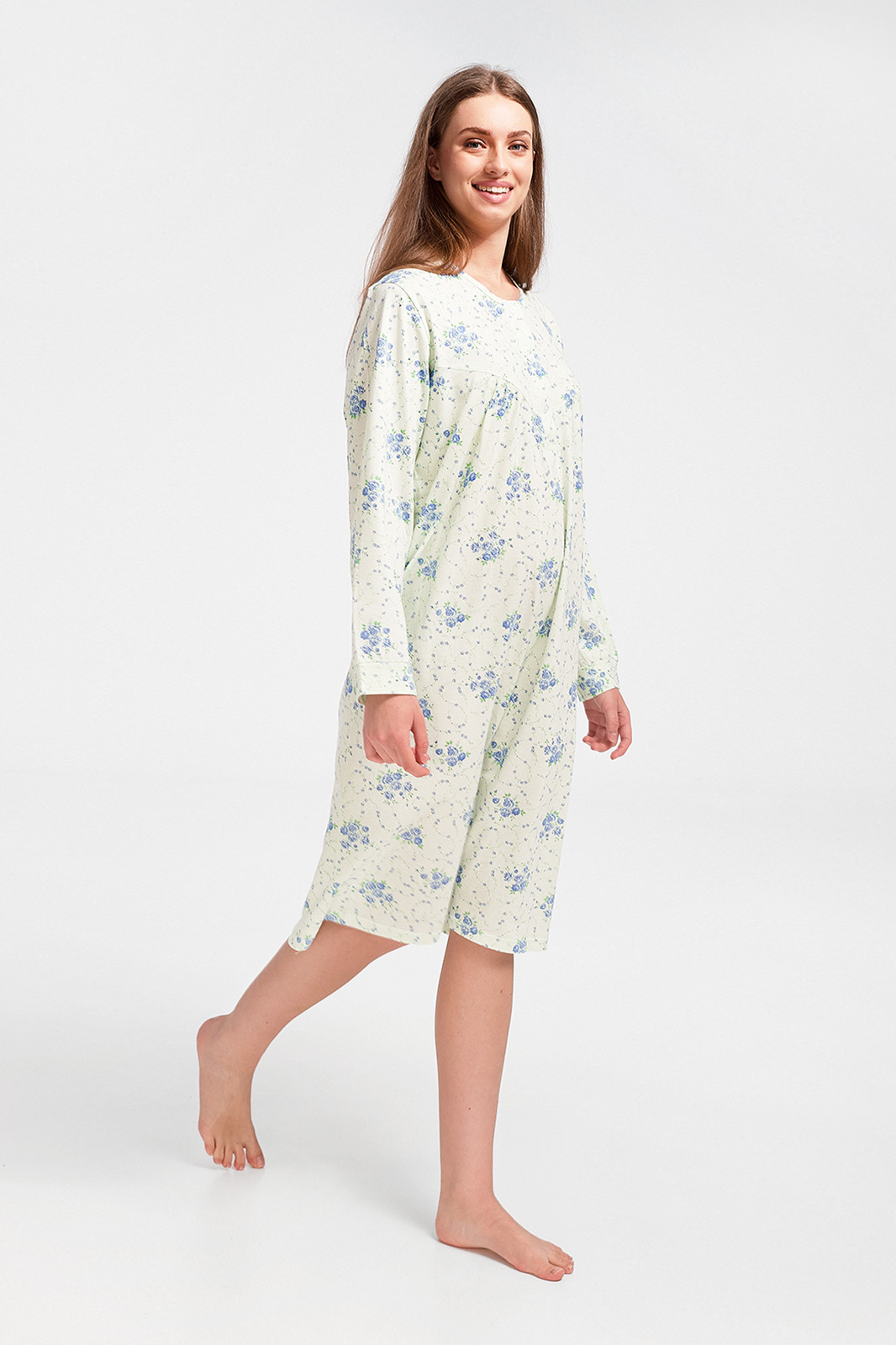 Classic winter nightwear LION Flowers in 4 Shades