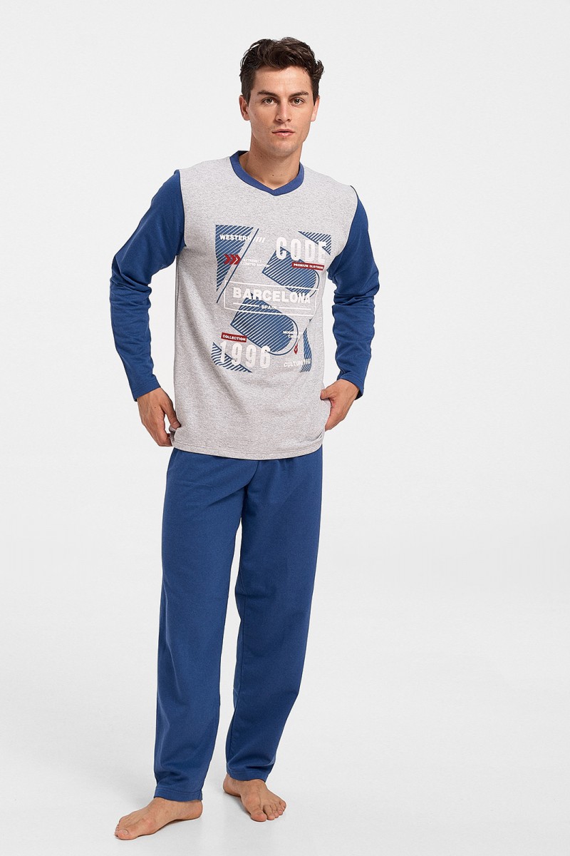 Mens pajamas LION BARCELONA Sweatshirt Grey