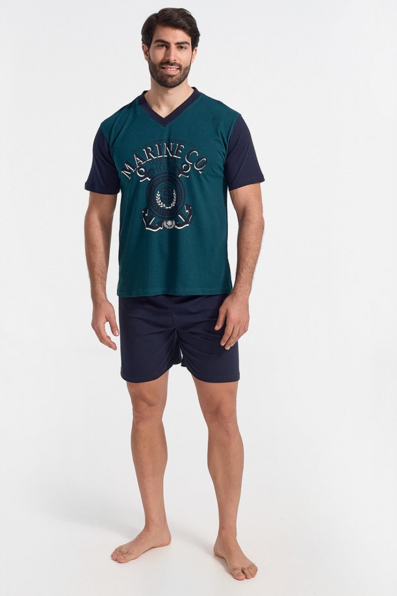Mens Pajamas LION MARINE Petrol