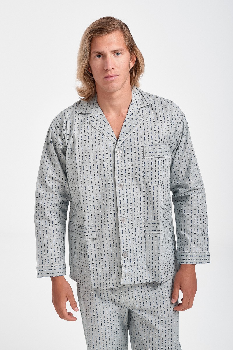 Spring pajamas LION Long-sleeved with buttons