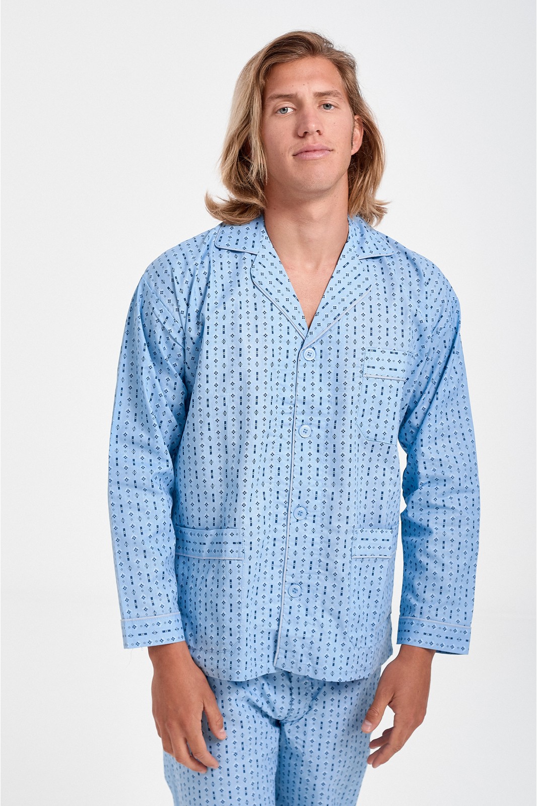 Spring pajamas LION Long-sleeved with buttons