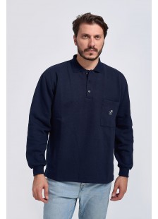 Sweatshirt with collar LION in 4 shades