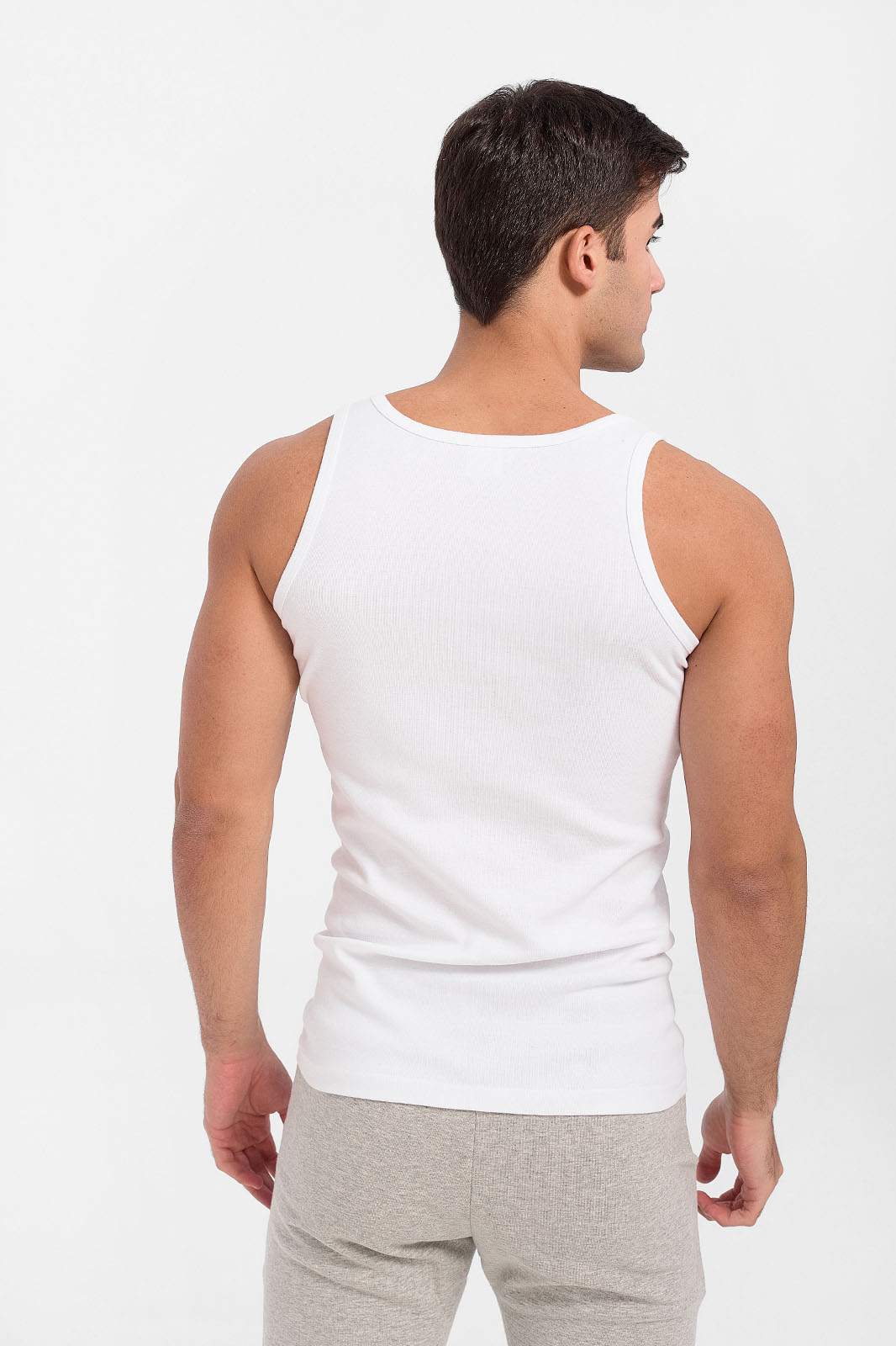 Mens LORD Undershirt  Wide Straps- 100% Cotton