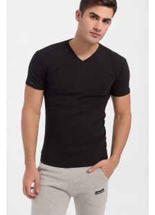 V Neck T-Shirt LORD Black