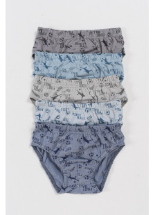 Donella Jungen-Slips mit Mustern im 5er-Pack 761203