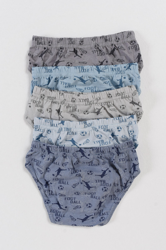Donella Jungen-Slips mit Mustern im 5er-Pack 761203