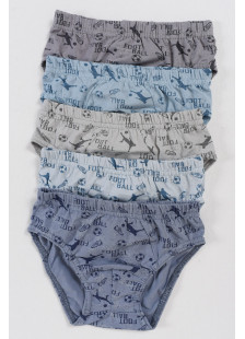 Donella Jungen-Slips mit Mustern im 5er-Pack 761203
