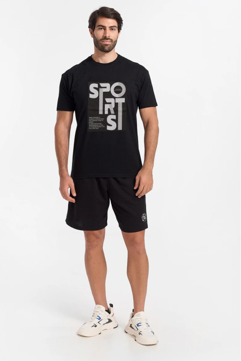 JHK Men’s Short-Sleeve T-Shirt Black 150-24-06